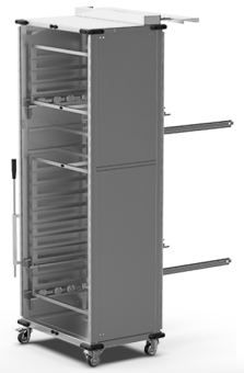 Шкаф для структур 600х400 (10+4) Unox XWBYC-14EU-D без дверей